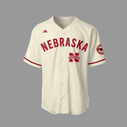Nebraska Baseball x Firefighter Appreciation Night Jersey