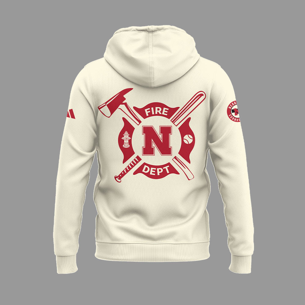 Nebraska Baseball x Firefighter Appreciation Zip Hoodie