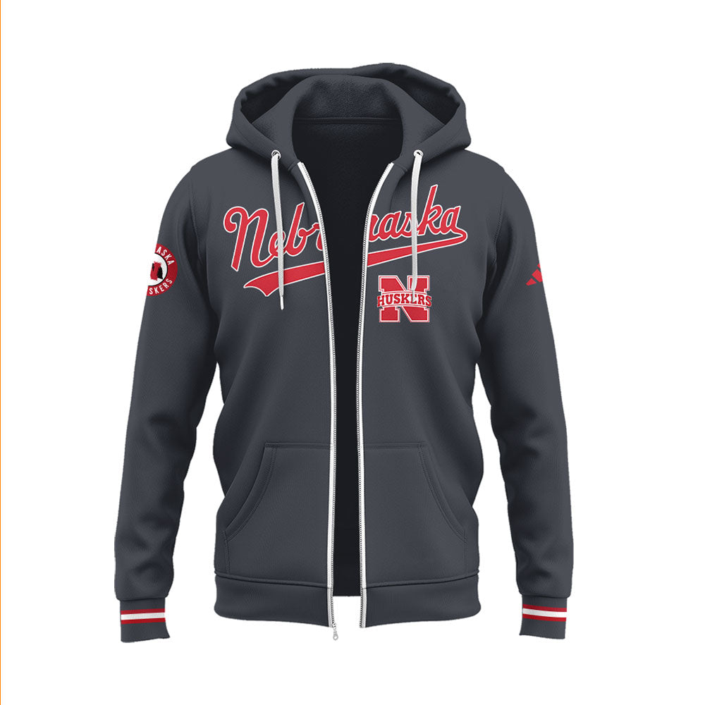 Nebraska Baseball x Firefighter Appreciation Zip Hoodie