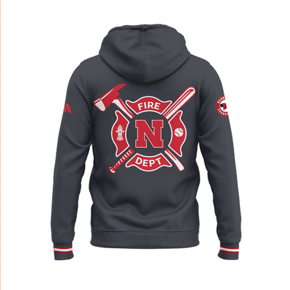 Nebraska Baseball x Firefighter Appreciation Zip Hoodie