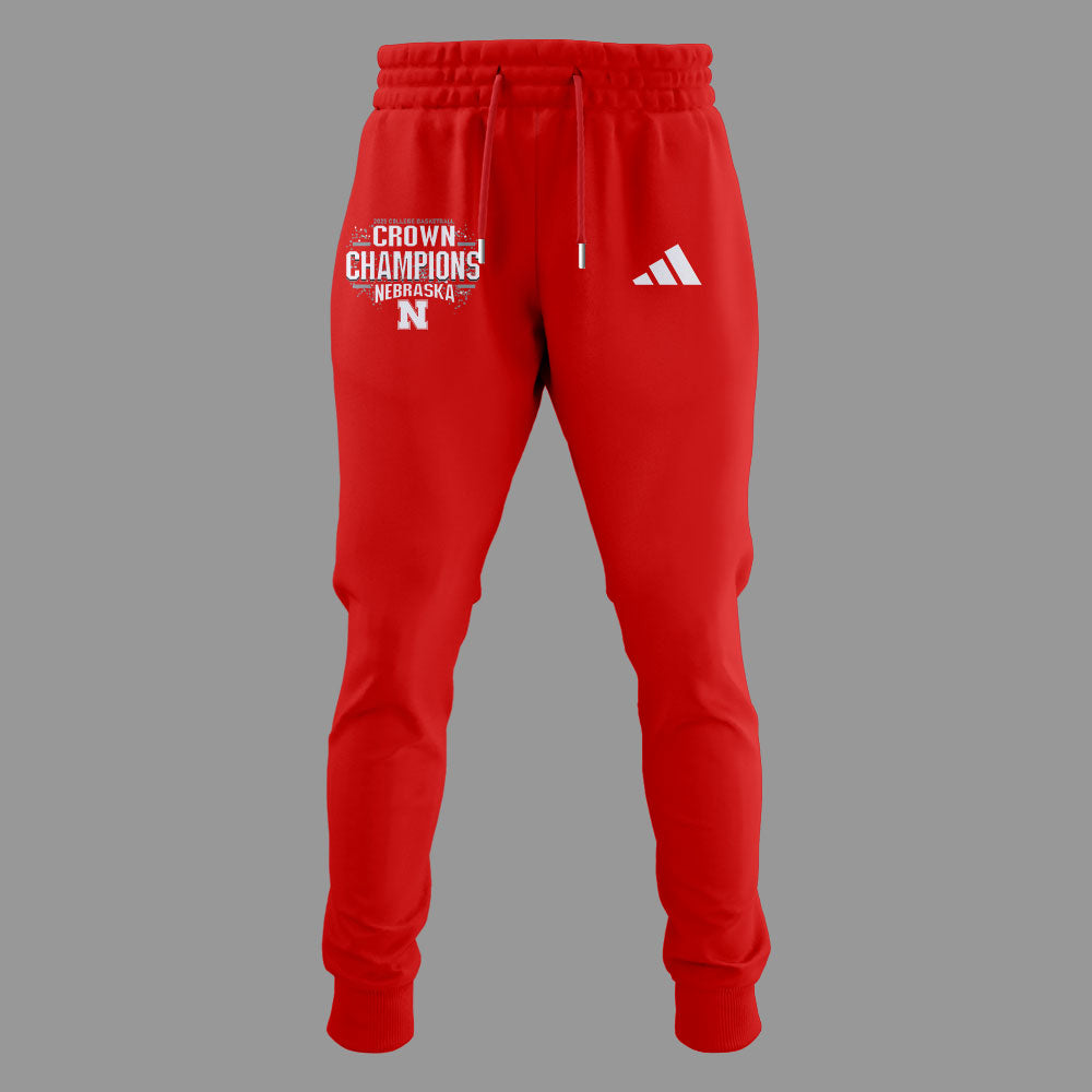 Nebraska Men's Basketball "2025 College Basketball Crown Champions" T-Shirt