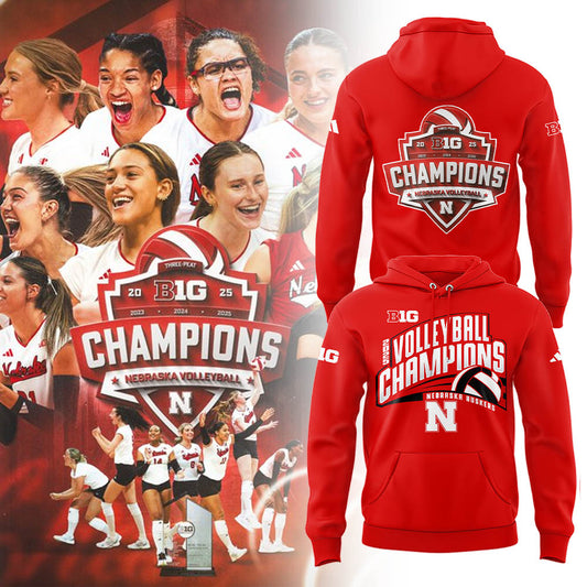 Limited Edition HuskerVB 2025 Champions Hoodie