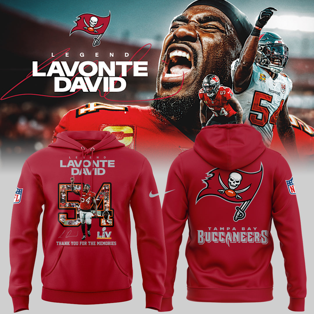 Limited Edition Legend Lavonte David – Thank You For The Memories Hoodie
