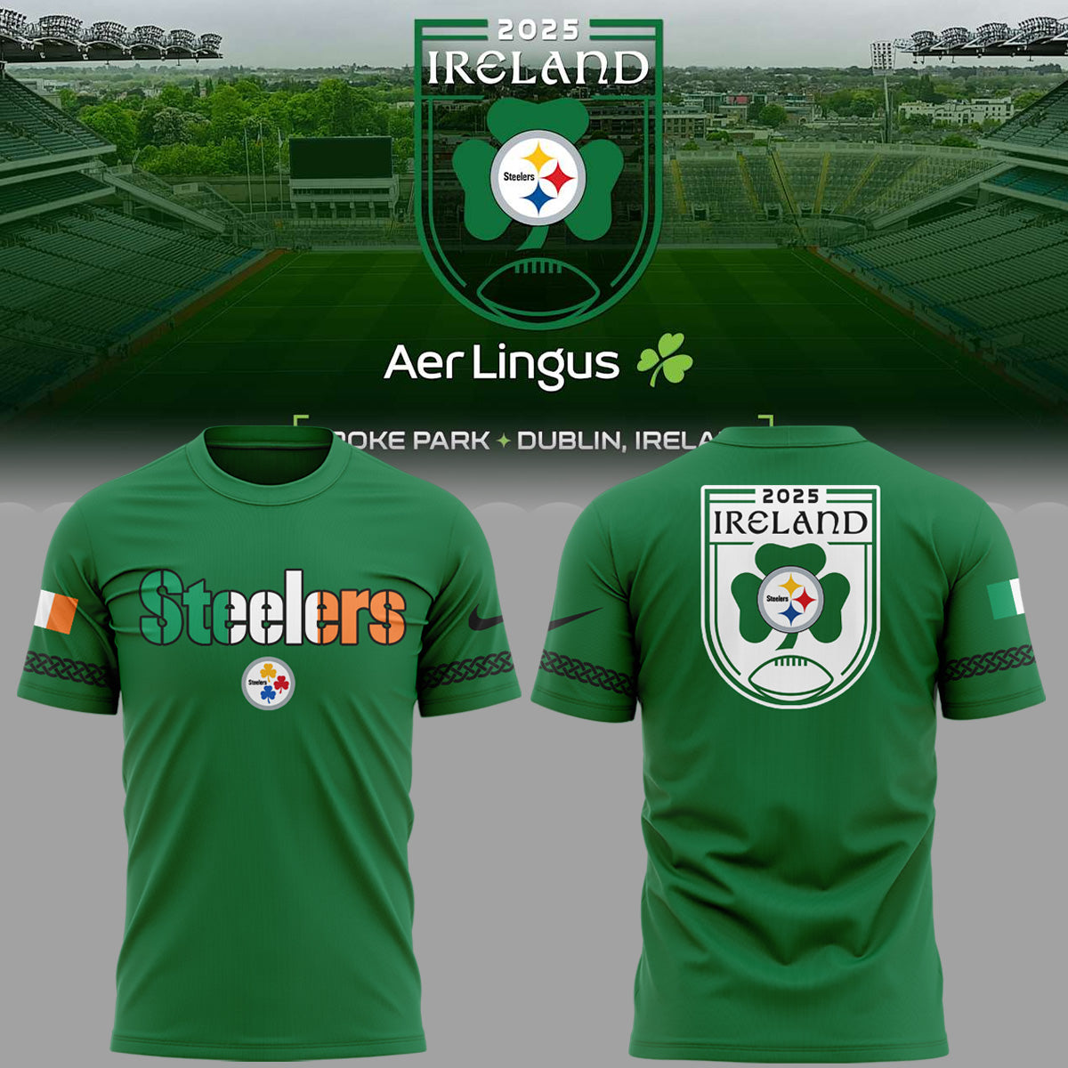 Ireland 2025 Limited Edition Dublin Game Shirt-ND09282589