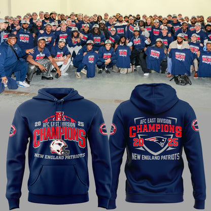 Limited Edition 2025 AFC East Champions Hoodie