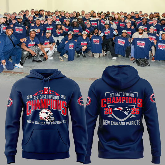 Limited Edition 2025 AFC East Champions Hoodie