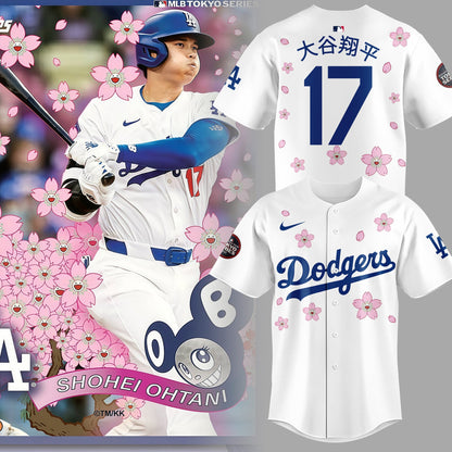 .Los Angeles Dodgers OHTANI JERSEY TOKYO 2025