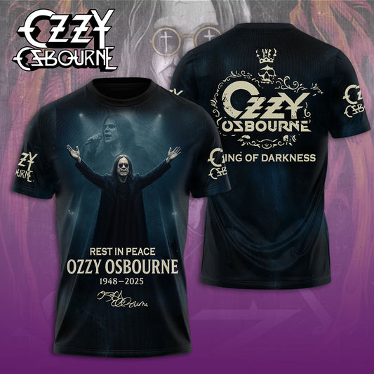 Ozzy Osbourne 3D T-Shirt - Thank You For The Memories