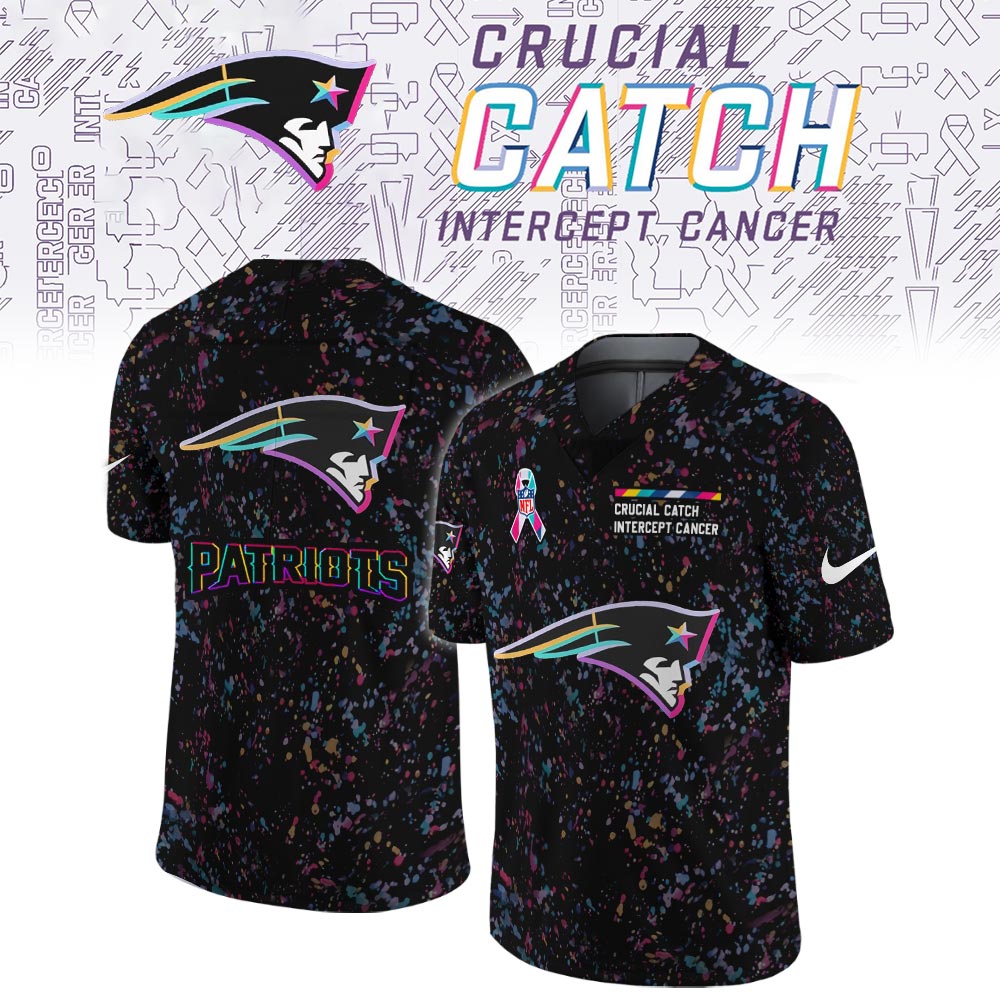 New England Patriots Crucial Catch Limited Football Jersey