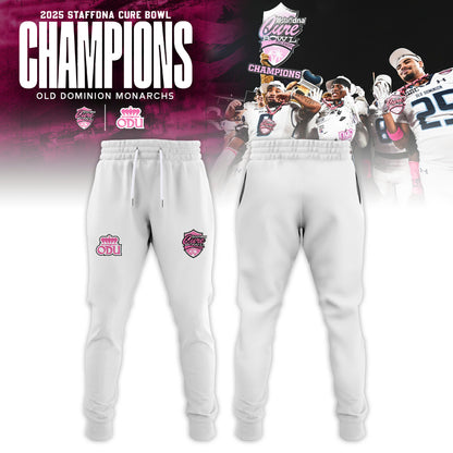 Old Dominion Monarchs 2025 Cure Bowl Champions Hoodie