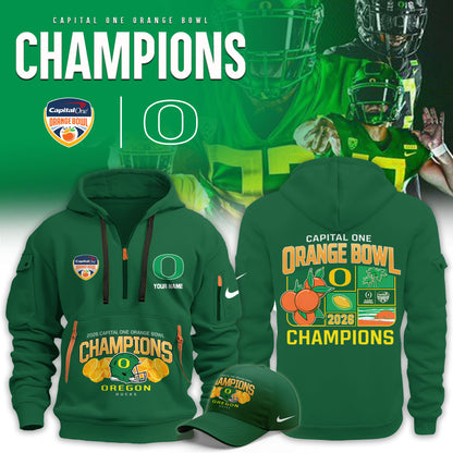 Oregon Ducks 2026 Orange Bowl Champions Limited New Hoodie