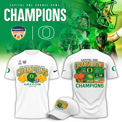 Oregon Ducks 2026 Orange Bowl Champions Limited Shirt