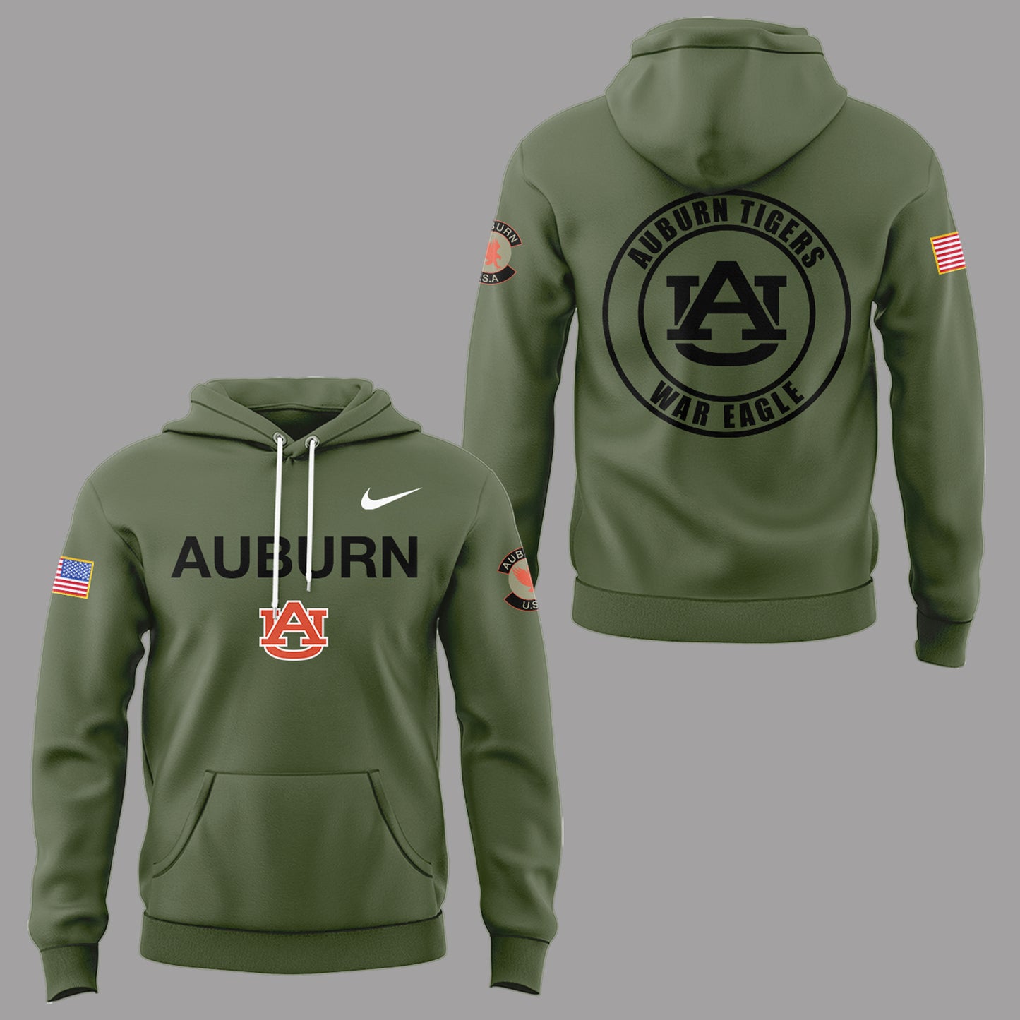 Limited Edition Auburn Veteran Hoodie