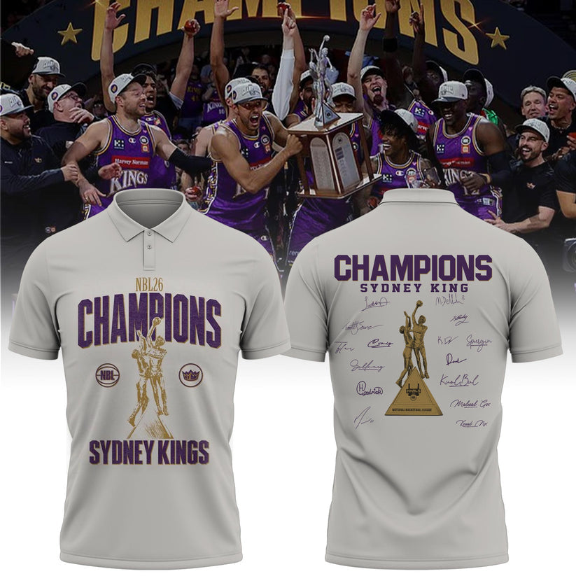 Sydney Kings Champions NBL 2026 Polo Limited Edition