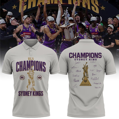 Sydney Kings Champions NBL 2026 Polo Limited Edition