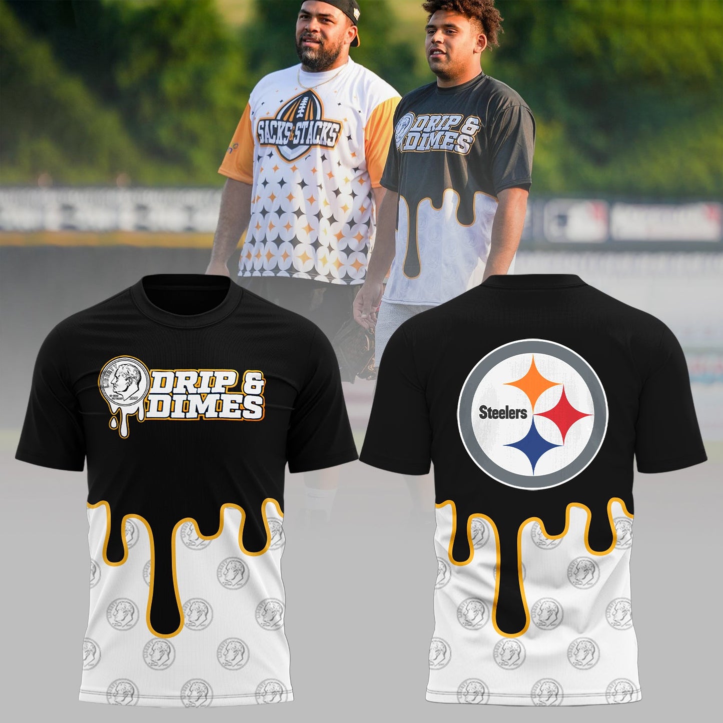 Pittsburgh Steelers NFL 2024 Drip&amp;Dimes Limited T-Shirt-PU07182404