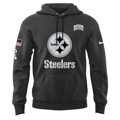 Pittsburgh Steelers Salute To Service Hoodie-PU1111241000