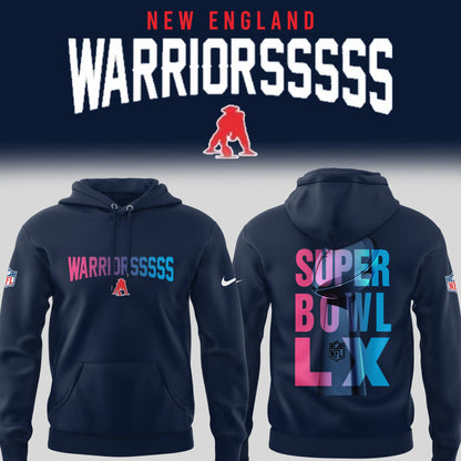PATS 🏈 NE WARRIORRRRSSSSS Hoodie V2