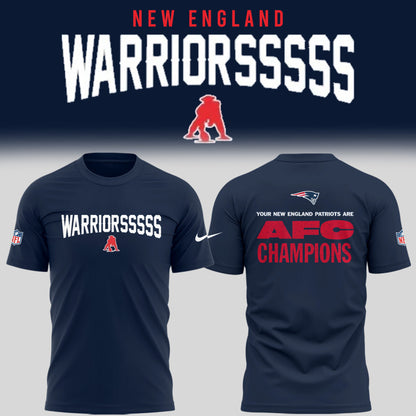 PATS 🏈 NE WARRIORRRRSSSSS TShirt V3