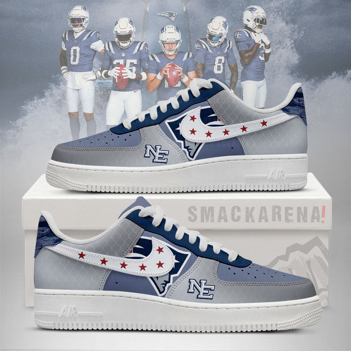 NE Patriots AF1 Shoes - 2026 Limited Edition V2
