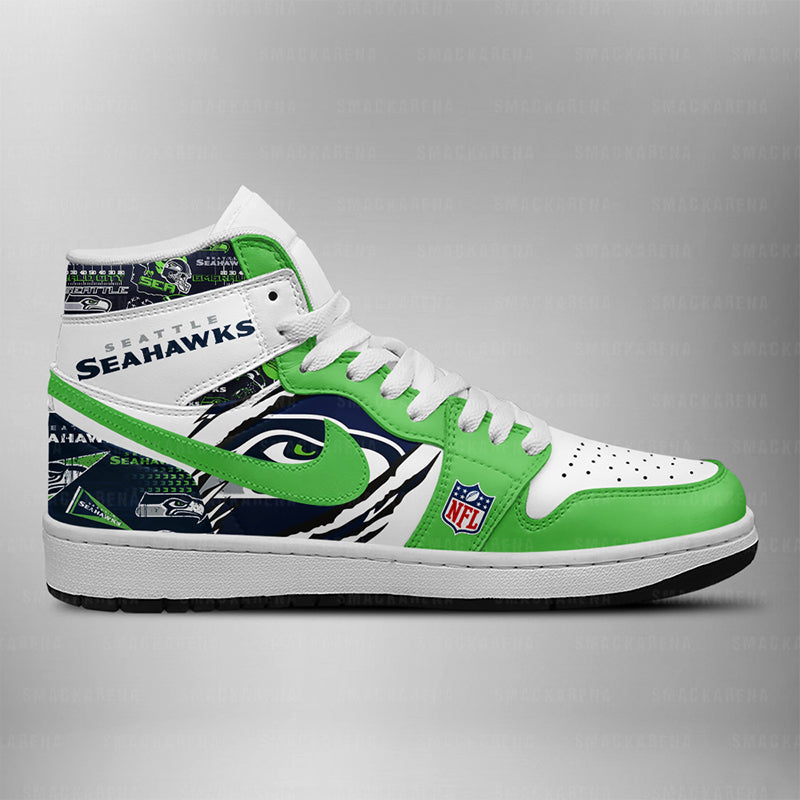 Seahawks AJ1 Shoes - 2026 Limited Edition