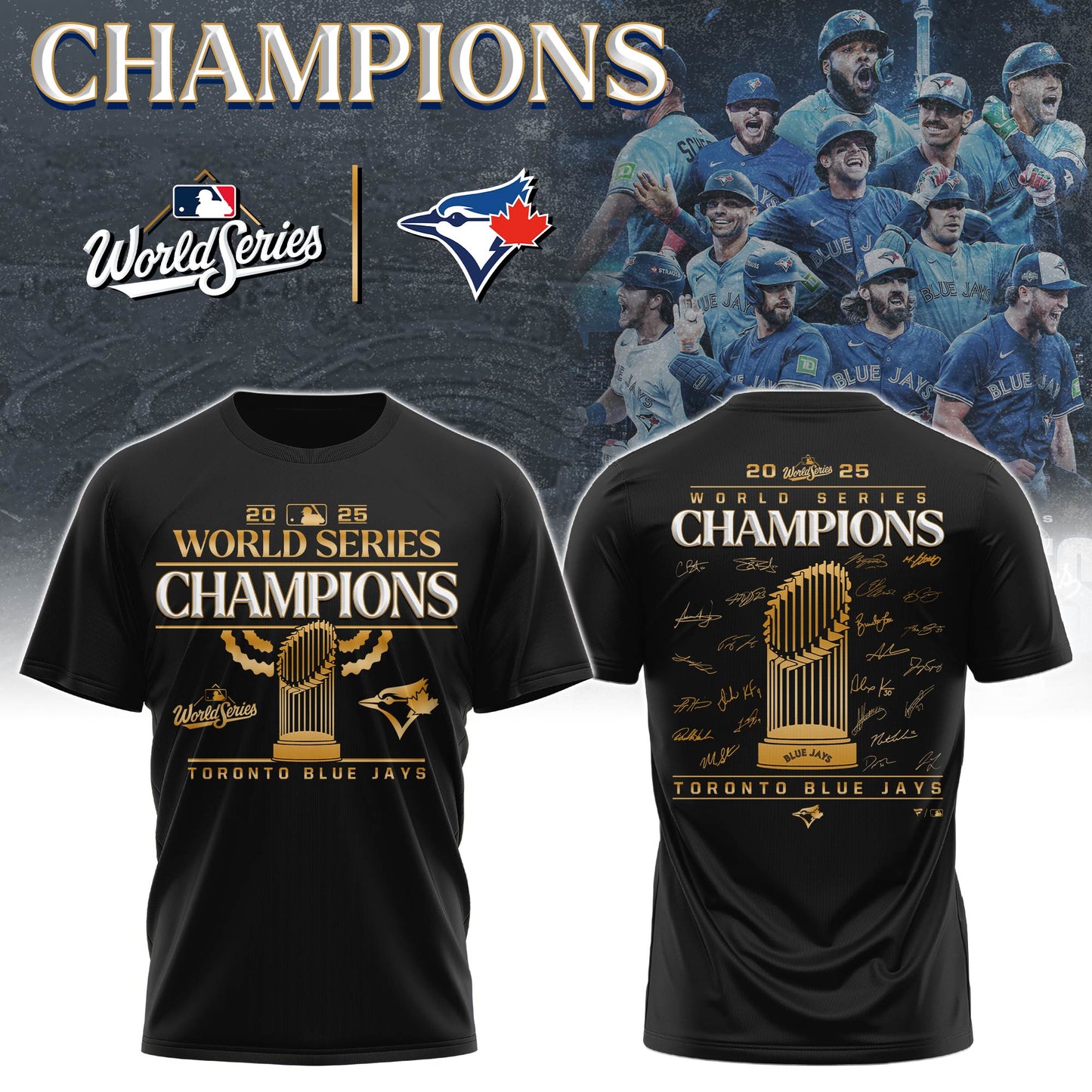 _TBJ x WORLD SERIES CHAMPIONS Limited Edition Tshirt 2025 V1