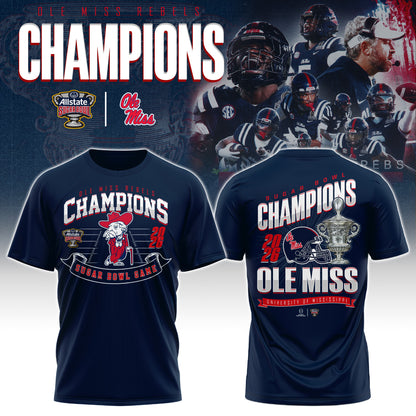 Ole Miss Rebels – Sugar Bowl Champions T-shirt