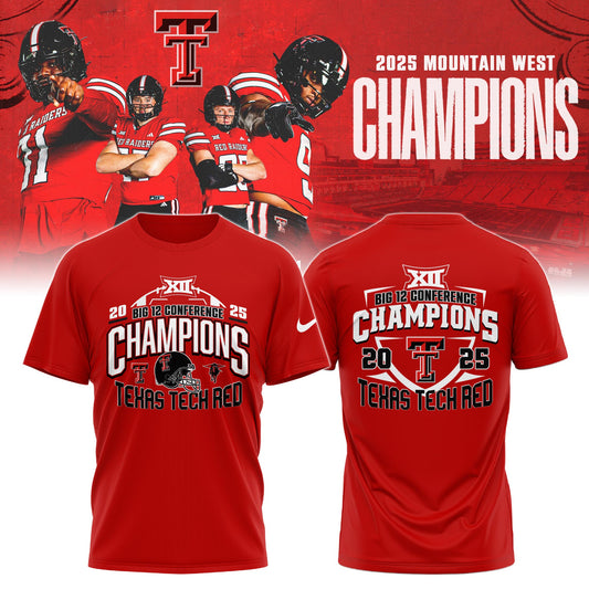 _TT Football 2025 Big 12 Conference Champs Tshirt