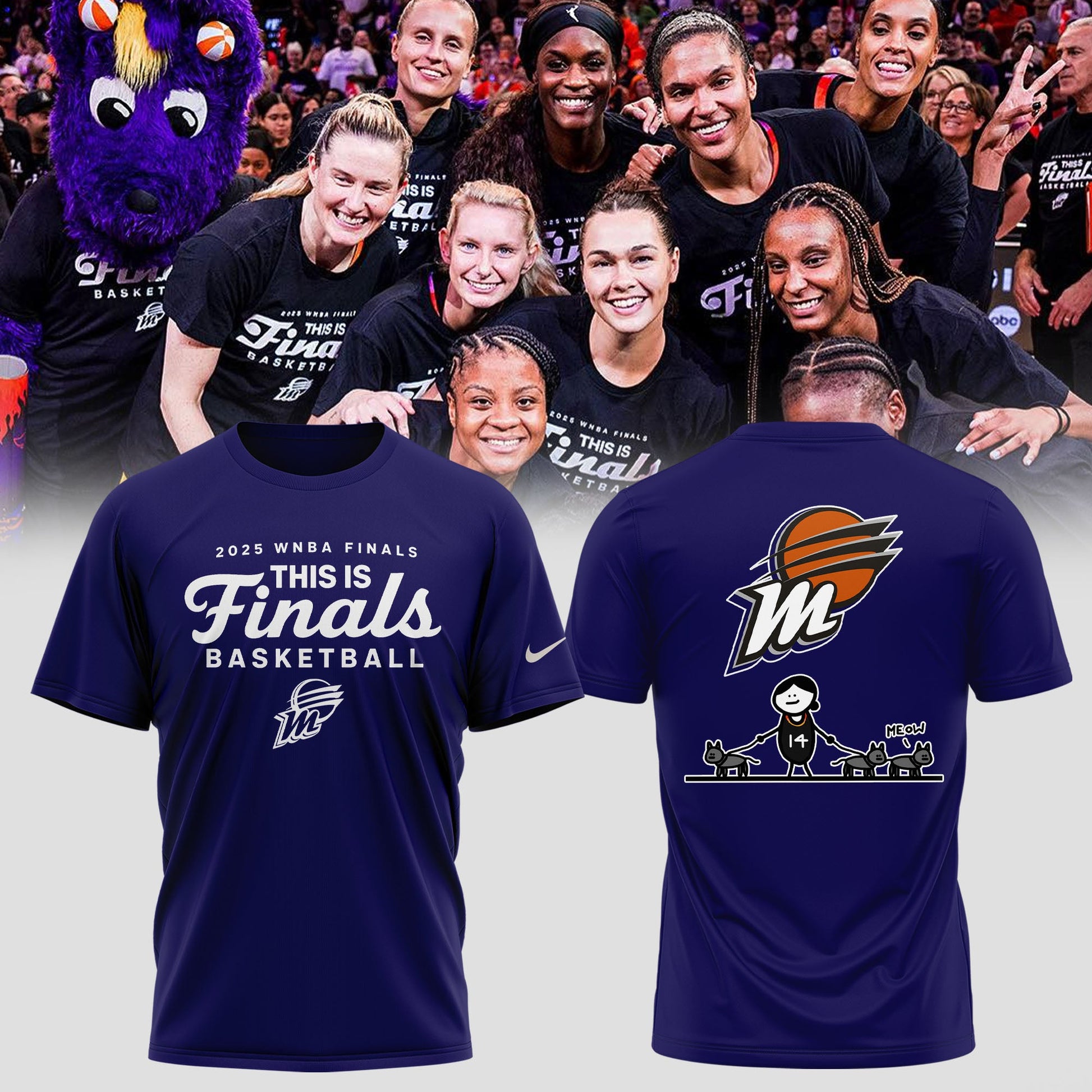 Phoenix Mercury 2025 Finals meow collections