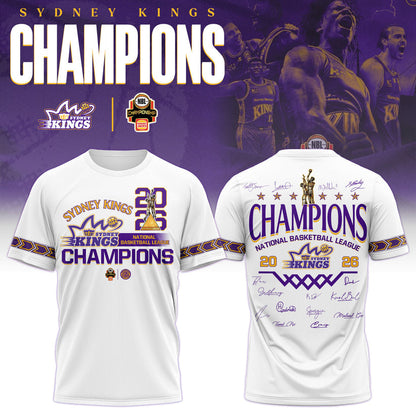 Sydney Kings 2026 NBL Championship Shirt Purple