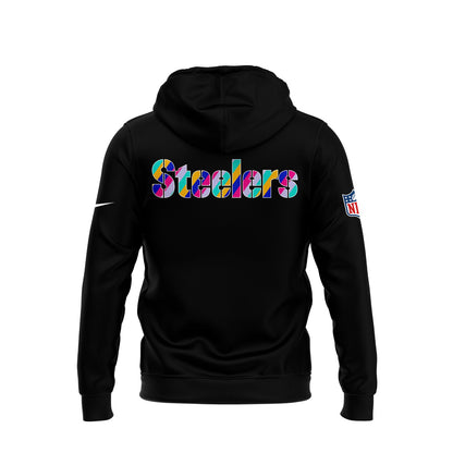 Pittsburgh Steelers Breast Cancer Hoodie-TS2810242014