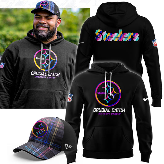 Pittsburgh Steelers Breast Cancer Hoodie-TS2810242014