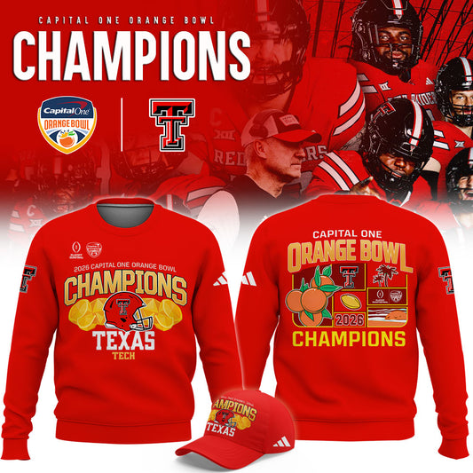_Texas Tech 2026 Orange Bowl Champions Limited Sweatshirt