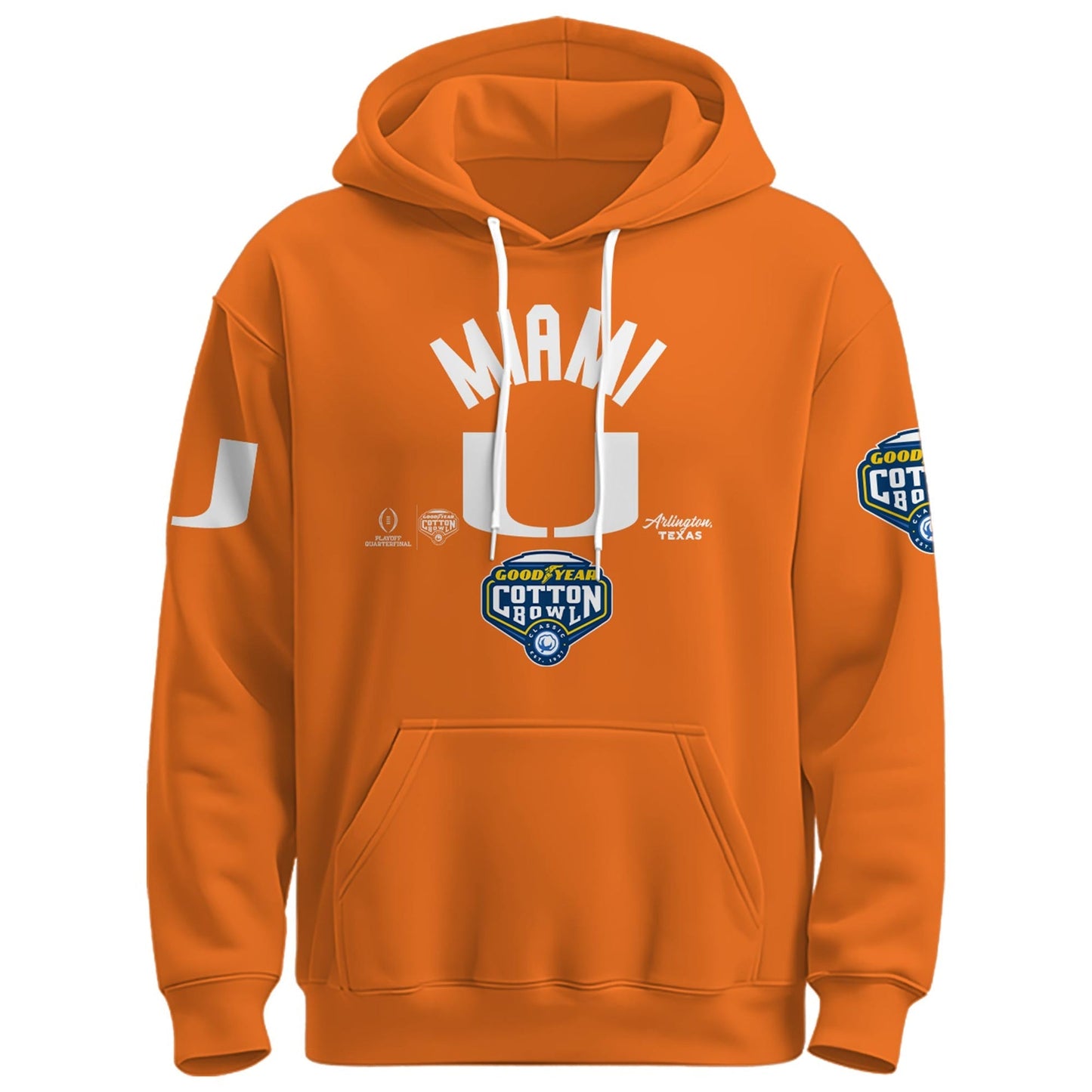 Miami Hurricanes Football Cotton Bowl Champions 2025 Combo Hoodie