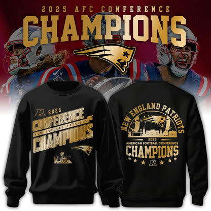 NEPatriots x 2025 AFC Conference Champions Sweatshirt V2