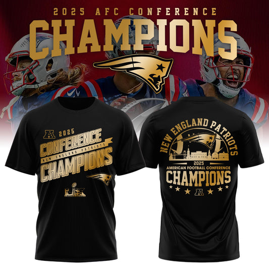 NEPatriots x 2025 AFC Conference Champions Tshirt V2