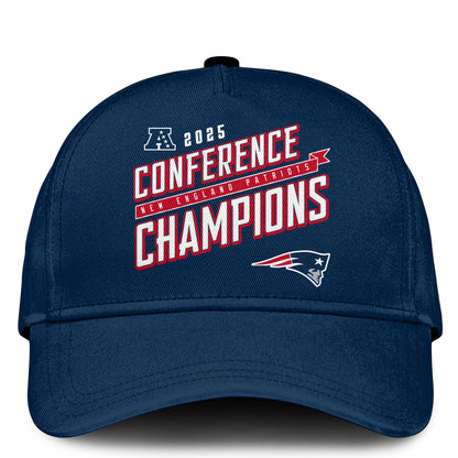 NEPatriots x 2025 AFC Conference Champions Hoodie Zip V1