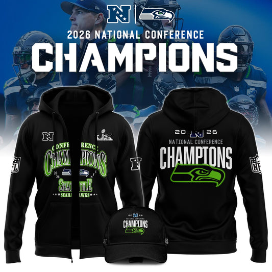 SS Football NFC Champions 2026 ZipHoodie Limited Edition V1