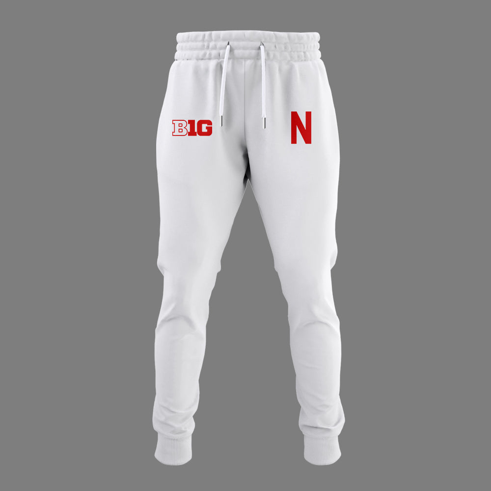 Limited Edition Nebraska Football White Hoodie