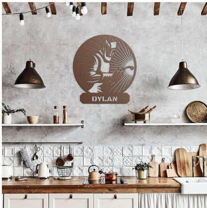 Personalized Metal Welder Sign, Sign For Welder, Custom Gift For Welder, Father's Day Gift, Welder Gift From Wife, Metal Welding Sign