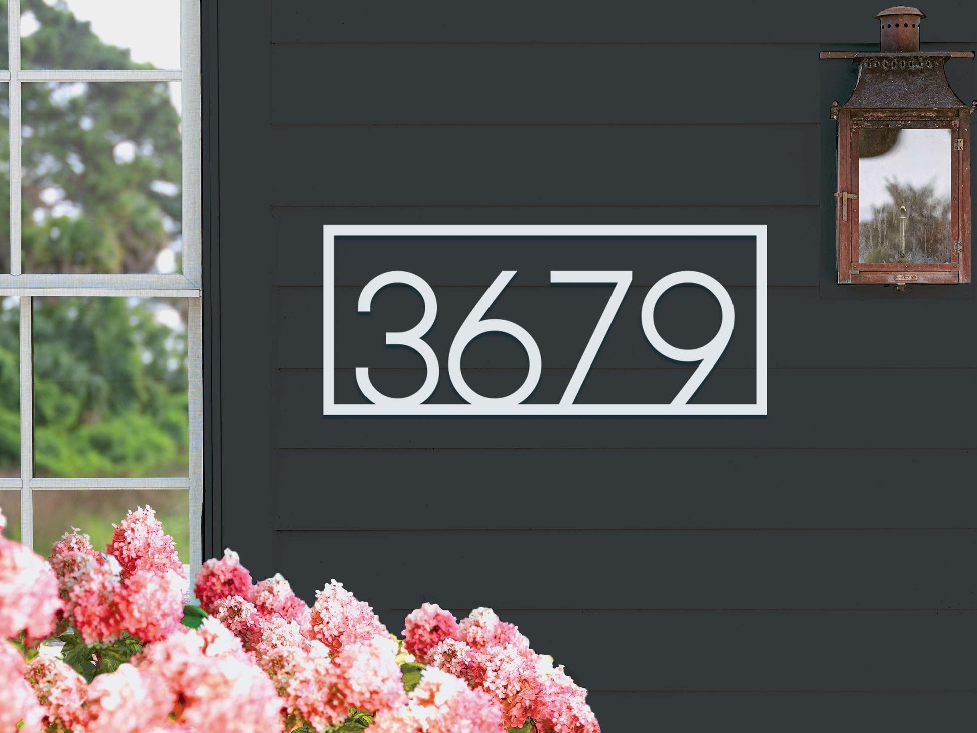 Metal House Number Sign - Address Number Sign - Metal Address Sign - Metal Address Numbers - House Number Plaque, Address Plaque