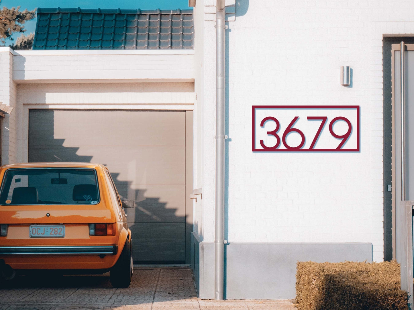 Metal House Number Sign - Address Number Sign - Metal Address Sign - Metal Address Numbers - House Number Plaque, Address Plaque