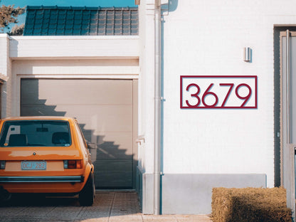 Metal House Number Sign - Address Number Sign - Metal Address Sign - Metal Address Numbers - House Number Plaque, Address Plaque