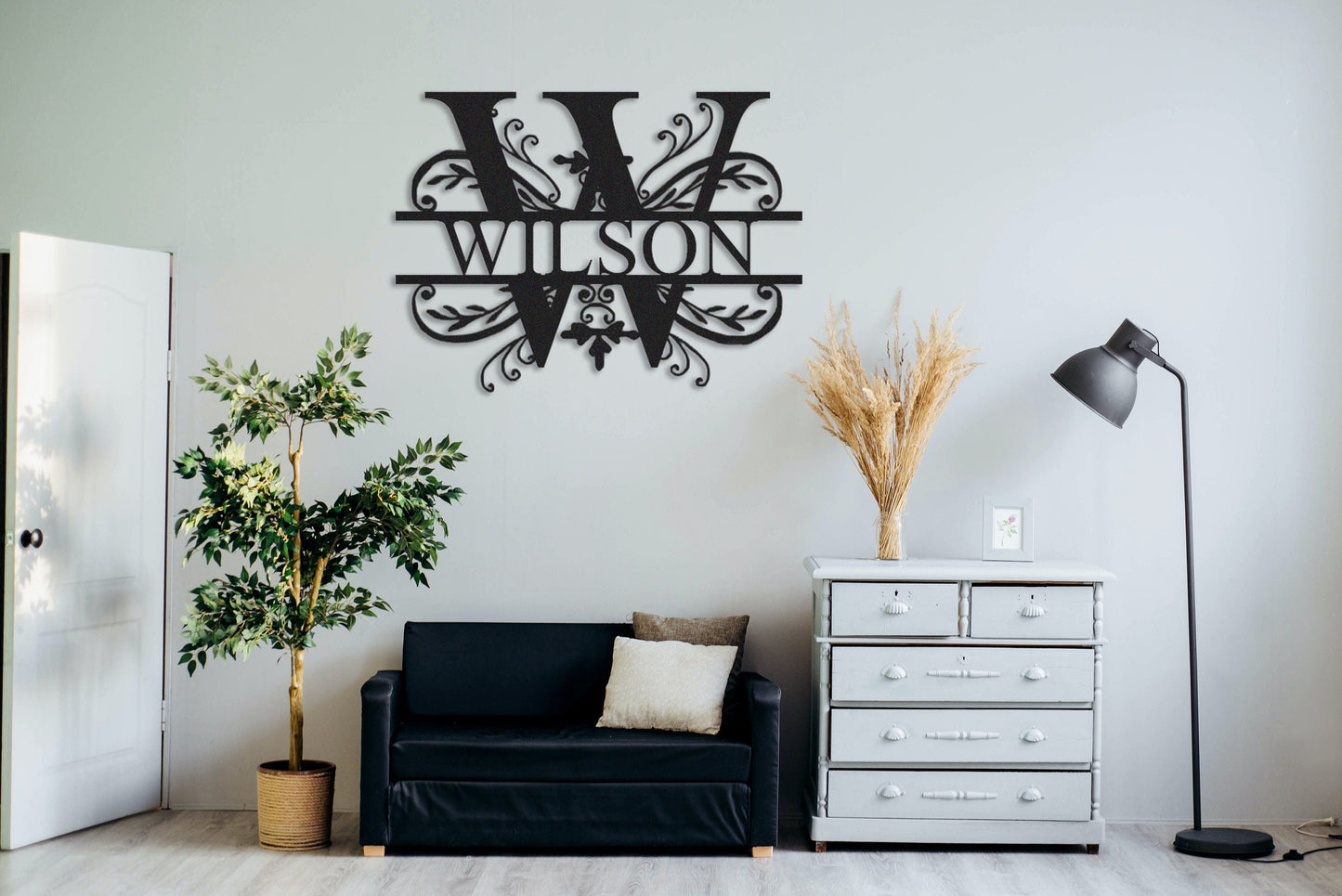 Personalized Last Name Metal Sign with LED Lights, Custom Metal Sign,Monogram Wall Art For House Decor,Family Name Sign,Housewarming Gift