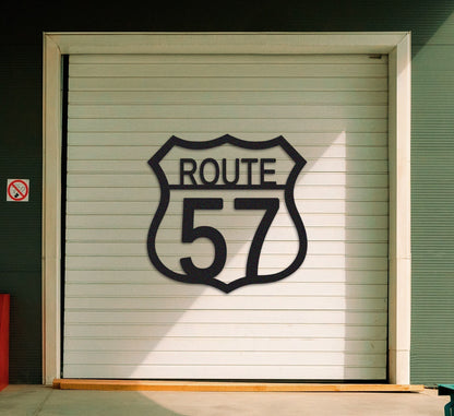 Route Number Sign, Custom Address Sign, Personalized House Number Sign, House Address Sign, Address Monogram, Route Monogram