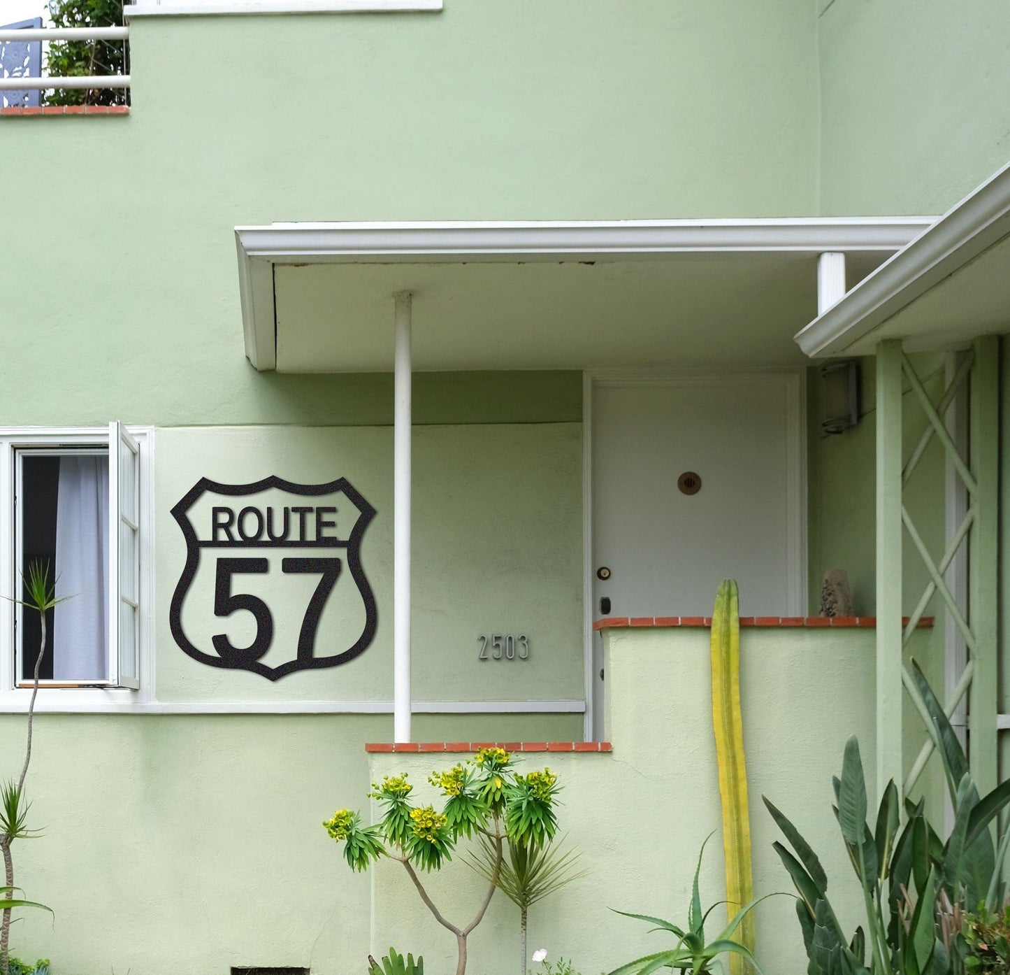 Route Number Sign, Custom Address Sign, Personalized House Number Sign, House Address Sign, Address Monogram, Route Monogram