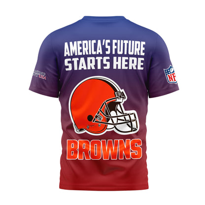 Cleveland Browns | Premium American Fest 2025 3D Shirt TD