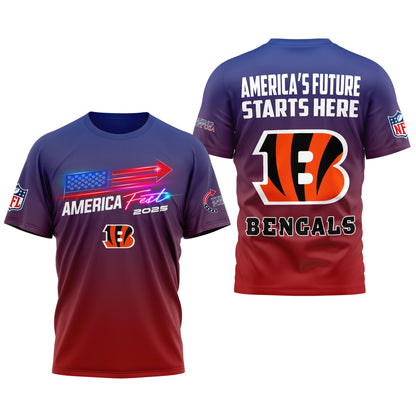 Cincinnati Bengals | Premium American Fest 2025 3D Shirt TD