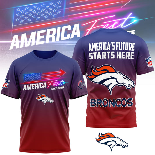 Denver Broncos | Premium American Fest 2025 3D Shirt TD