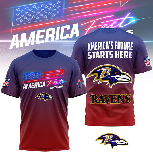 Baltimore Ravens | Premium American Fest 2025 3D Shirt TD